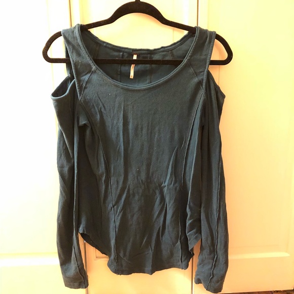Free People Cold Shoulder top - Picture 1 of 2